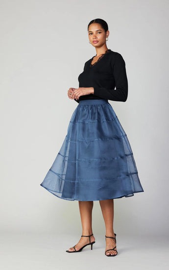 Organza Puffy Skirt with Lining