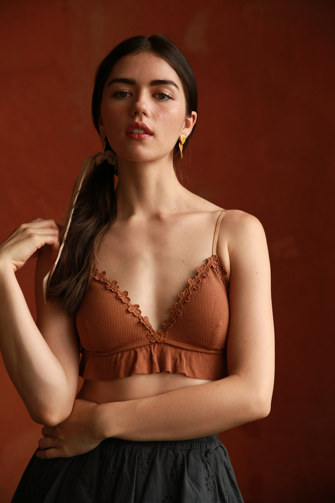 Stretch Ribbed Bralette, Fresh Nostalgia Boutique