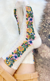 Noble Floral Socks