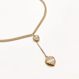 Splicing Love Heart Pendant Necklace
