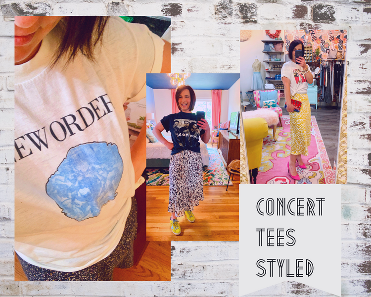 Your Old Concert Tees - Styling & Upcycling