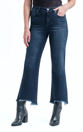 Demi Boot Jean with Fray Hem