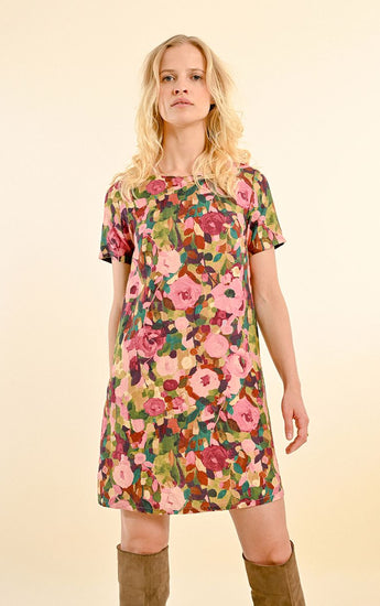 Floral Print Shift Dress