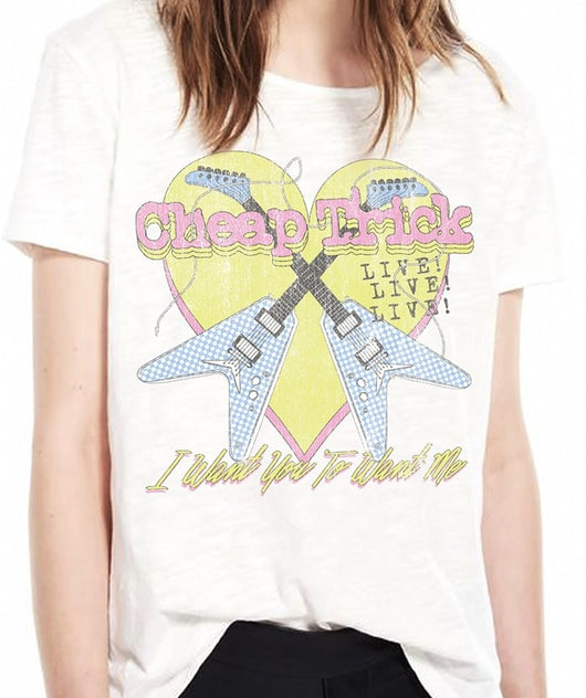 Cheap Trick 'I Want You To Want Me' Graphic Tee
