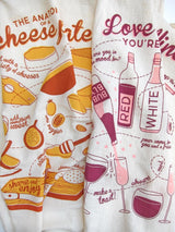 Perfect Pairing - A Wine & Cheese Tea Towel Set