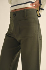 Olive Ponte Pants