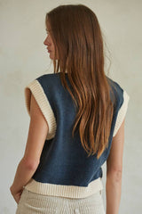 Sylana Sleeveless Sweater Vest