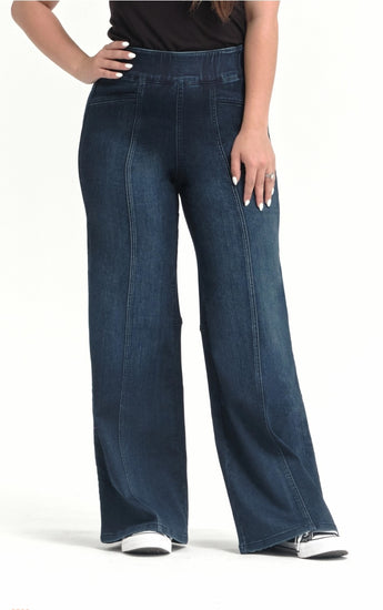 Petite Wide Leg Jean w/ Tummy Control