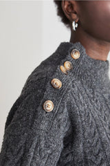 Oliva Mock Neck Cropped Sweater