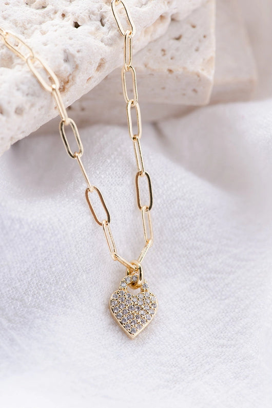 Heart of Glass Handmade Necklace