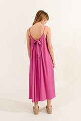 Flare Dress with Back Tie