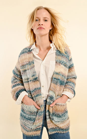 Knit Open Cardigan