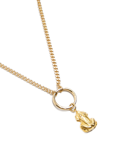 Frog Charm Necklace - Small