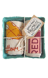 Perfect Pairing - A Wine & Cheese Tea Towel Set