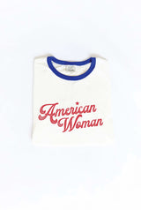 American Woman Ringer Tee