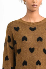 Baby Heart Pattern Sweater