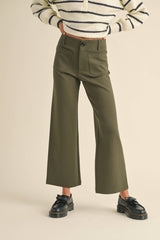 Olive Ponte Pants