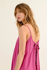 Flare Dress with Back Tie