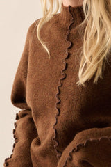 Exposed Seam Sweater