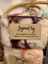 Handmade Soaps by Flowing & Rooted - Felt Wrapped