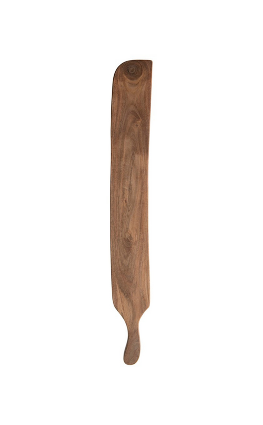 Acacia Wood Cutting Board With Handle - Narrow