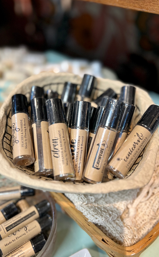 All Natural Rollerball Perfume By Flowing & Rooted