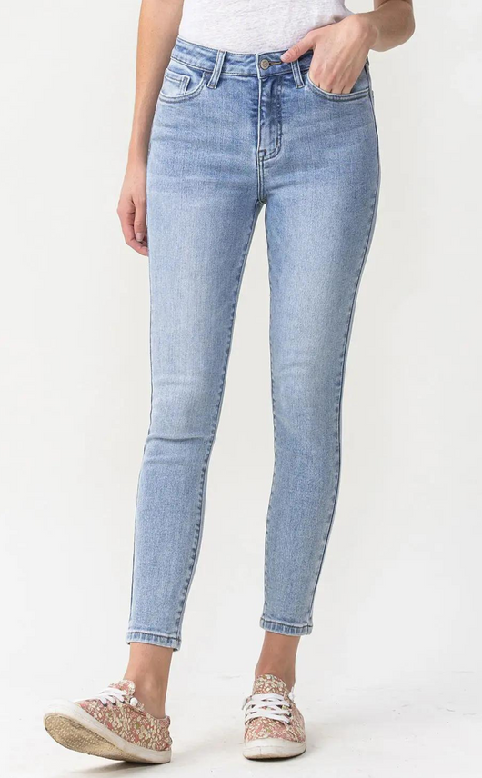 Lovervet By Vervet High Rise Crop Skinny Jeans