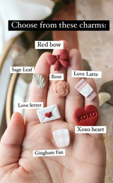 Valentine Polymer Clay Stud Earrings Collection