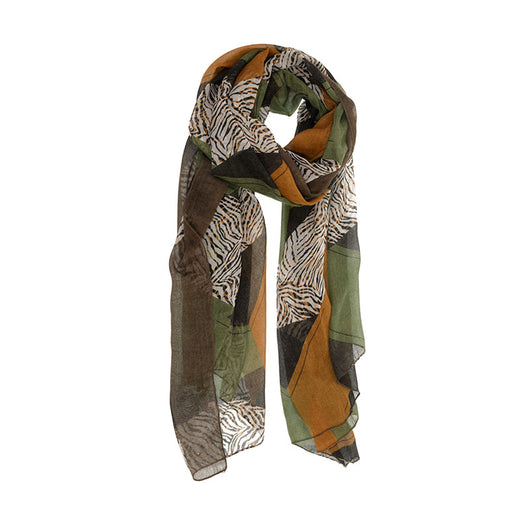 Abstract Tiger Scarf