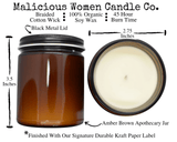 Malicious Women Candles - Fall Collection