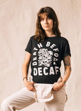 Death Before Decaf Unisex Graphic Tee