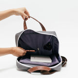 Canvas Zippered Laptop Backpack