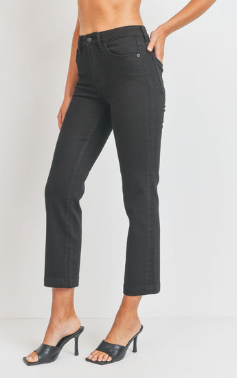 Just USA Classic Relaxed Straight Jeans In Black