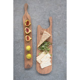 Acacia Wood Cutting Board With Handle - Narrow